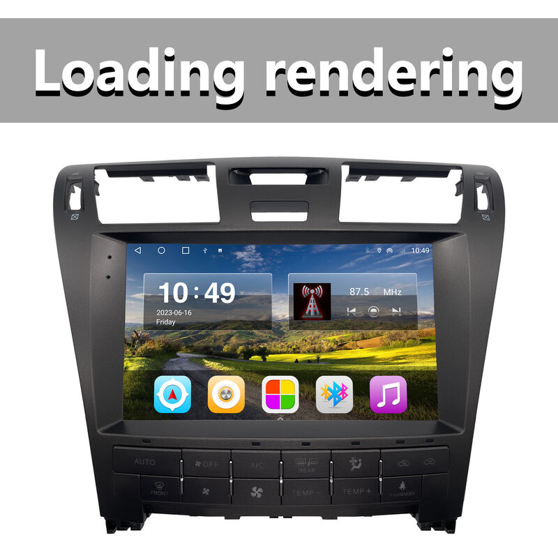 10 Inch Android Auto Car Stereo LS460 Car Stereo Head Units For 2001 - 2005