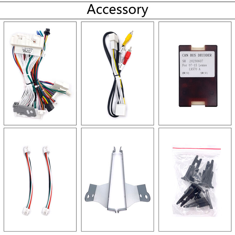 2012 - 2015 Lexus Android Head Unit LX570 Car Stereo Head Unit With Plastic Frame