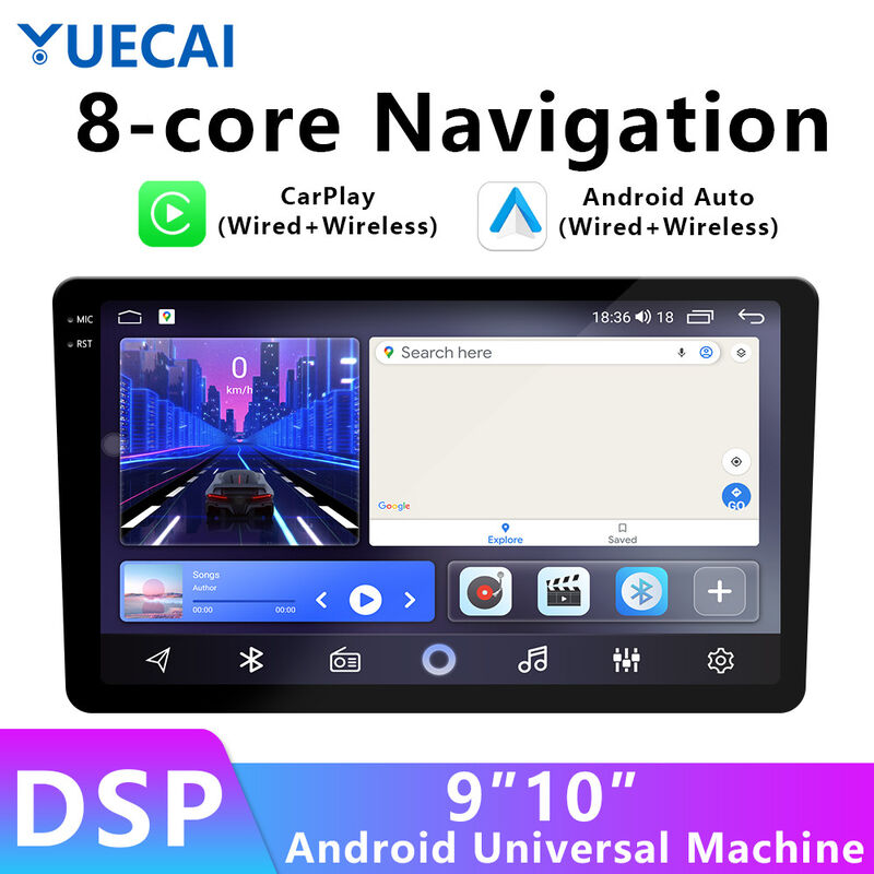 Android 10 Large Screen Car DVD Player 9 Inch / 10 Inch Car GPS Navigation System
