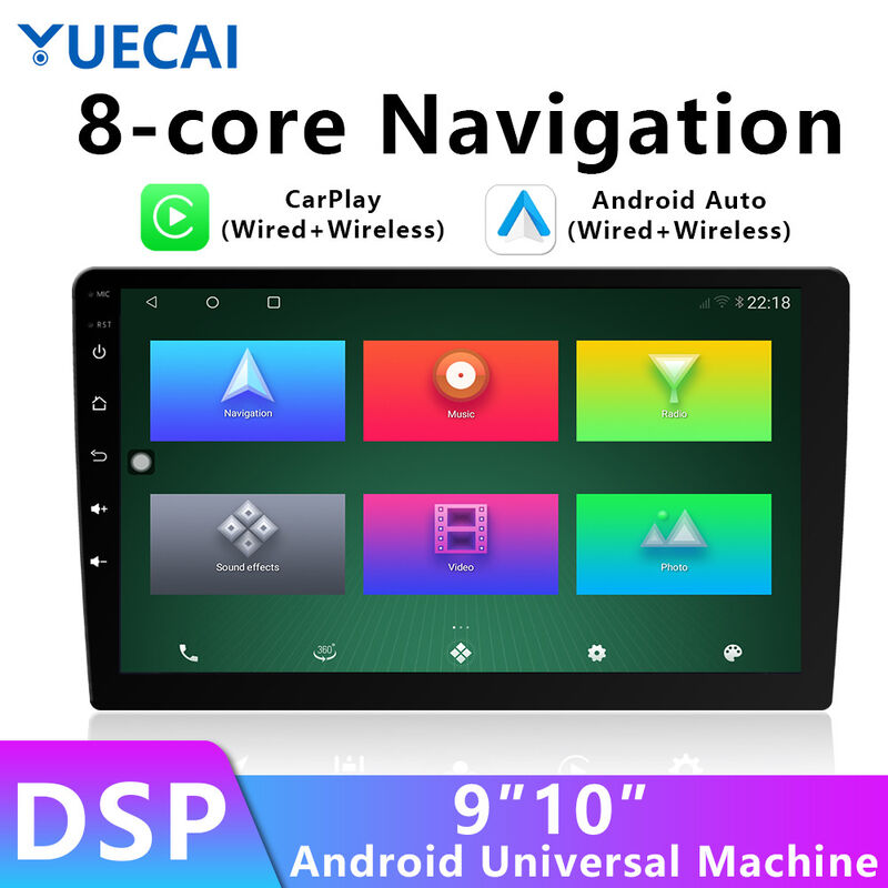 Android 8.1 Car Radio Navigation System Wireless Car Stereo Radios With SD / USB