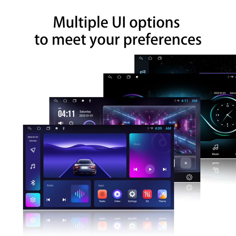 Touchscreen Car DVD GPS 9 Inch / 10 Inch Stereo Car Radio With 4G WIFI 8 Cores CPU