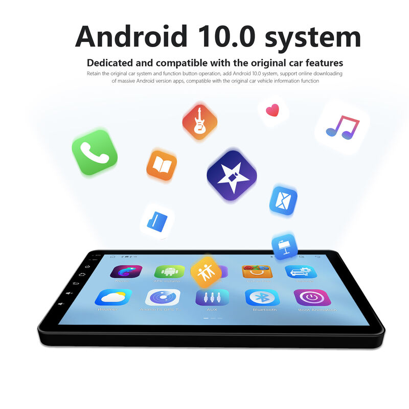 Touchscreen Car DVD GPS 9 Inch / 10 Inch Stereo Car Radio With 4G WIFI 8 Cores CPU