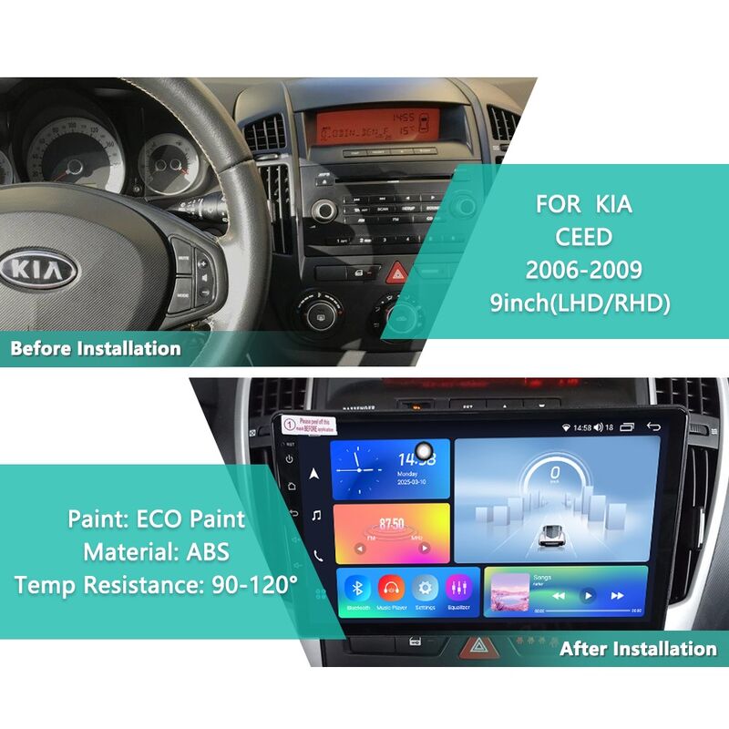 Quad Core Car Multimedia Player USB KIA Ceed Media Player 1280*720