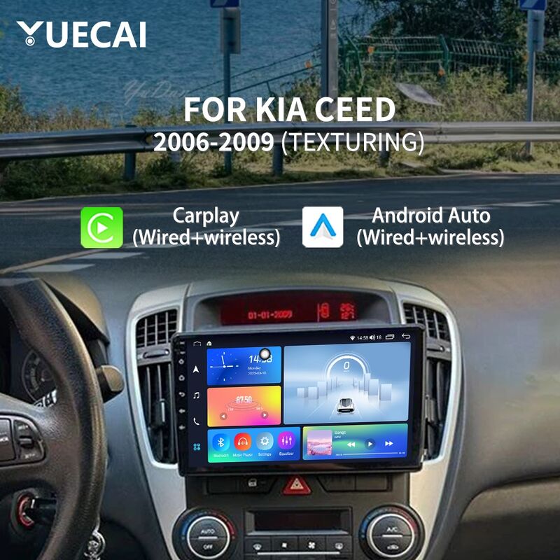 Quad Core Car Multimedia Player USB KIA Ceed Media Player 1280*720
