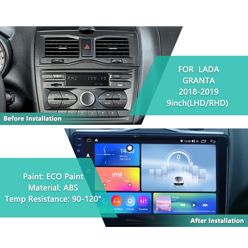 2018 - 2019 Car Multimedia Player 32GB / 64GB / 128GB USB Car DVD Player For LADA GRATA